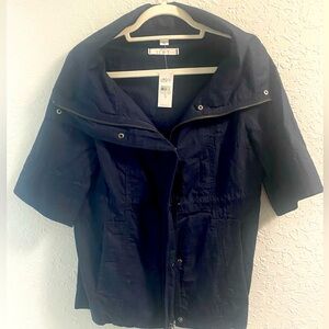 LOFT mid-sleeve wide-neck jacket